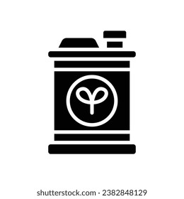 eco fuel glyph icon. vector icon for your website, mobile, presentation, and logo design.
