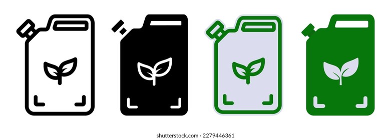 Eco fuel icon. sign for mobile concept and web design. vector illustration