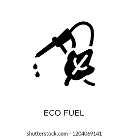 Eco fuel icon. Eco fuel symbol design from Ecology collection. Simple element vector illustration on white background.