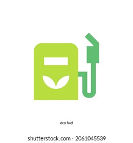eco fuel logo vector design template