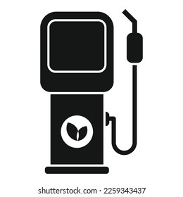 Eco fuel pump icon simple vector. Smart money. Digital home