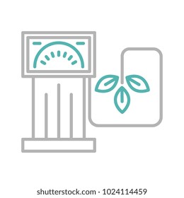 Eco Fuel vector icon