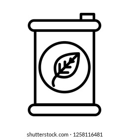 Eco fuel vector icon