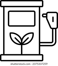 Eco Fuel vector icon. Can be used for printing, mobile and web applications.