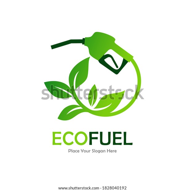 Eco Fuel Vector Logo Template Suitable Stock Vector (Royalty Free ...