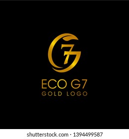 Eco G7 Initial Gold Logo