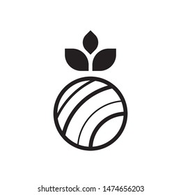 Eco Global Logo template vector clean world icon design