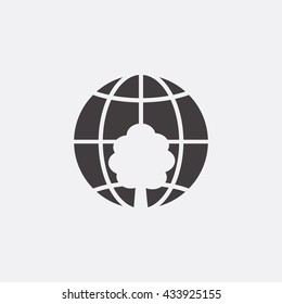 Eco globe Icon