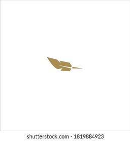 Eco-Golden-Farbblatt-Vektorsymbol