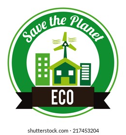 eco graphic design ,vector illustration