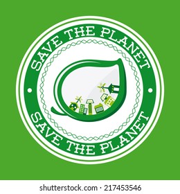 eco graphic design ,vector illustration