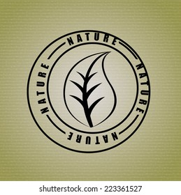 eco graphic design , vector illustration