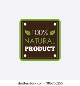 Eco green badge