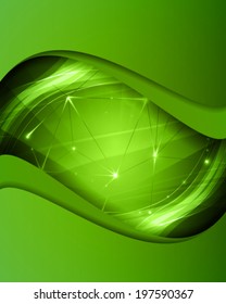 Eco green business card