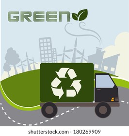 eco green design  vector illustration 