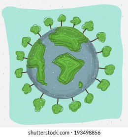 Eco green earth.