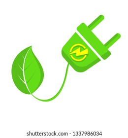 Eco green energy concept. World Environment Day. Concept of ecological design.