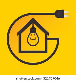 Eco green energy design, vector illustration eps10.