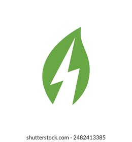 eco green energy  icon design illustration Template
