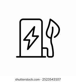 eco green energy icon sign vector