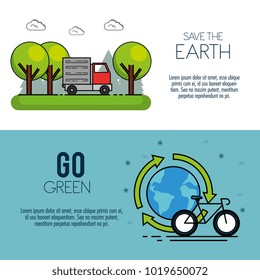 eco green energy infographic design