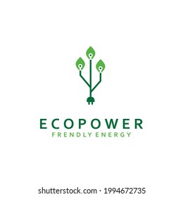 Eco Green Energy Logo Template
