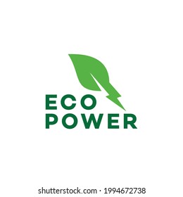 Eco Green Energy Logo Template