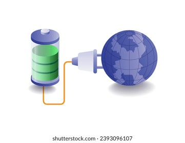 Eco green energy storage battery from nature