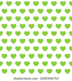 Eco green  hearts seamless pattern texture