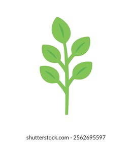 Eco green leaf. Ecology, environment, natural, earth, sustainable, renewable, research concepts. Flat vector design isolated illustration.