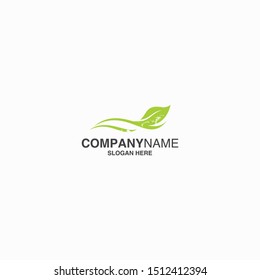 Eco Green Leaf Logo Template. Eps 10