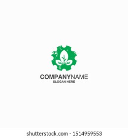 Eco Green Leaf Logo Template. Eps 10