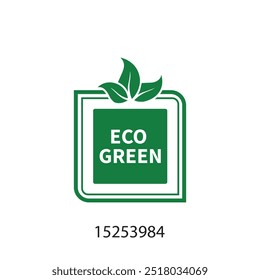 logotipo verde ecológico, logotipo ecológico, logotipo verde