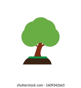Eco green nature forest background template.Forest plantation with ecology and environment conservation creative idea concept paper art style.Vector illustration.