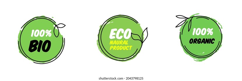 Eco Green Product Round Paint Brush Banners
