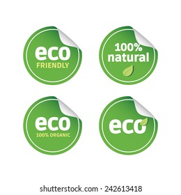 Eco Green Stickers