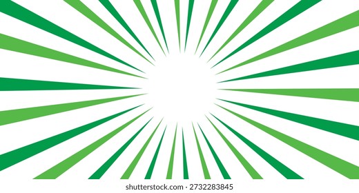 Eco Green Sunburst Hintergrund Sunburst Web-Banner