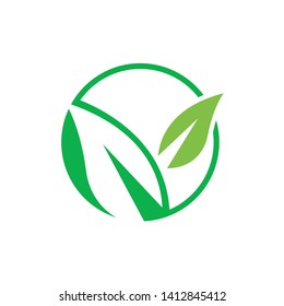 Eco green vector. Eco friendly icon. Recycle logo vector. 
Packaging Renewable symbol. Green Environmentally sign