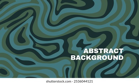 Eco Green Waves Topographic Line Vector Background. Perfect for use in graphic design projects, presentations, environmental campaigns