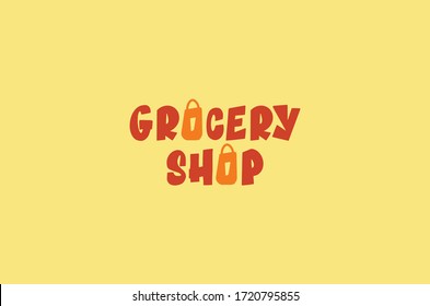 Eco Groceries Logo Templates vector template