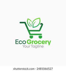 Eco Grocery Logo Vector Template Design. Good for Business, Start up, Agency, and Organization