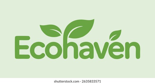 Eco Haven Free Leaf Logo	