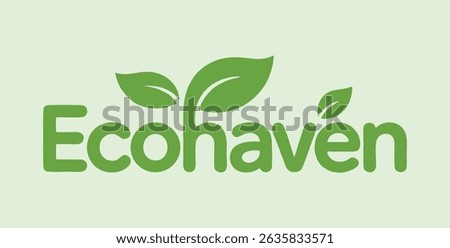Eco Haven Free Leaf Logo	