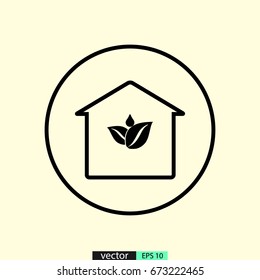 Eco home icon