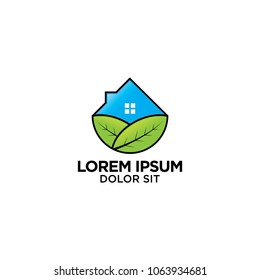 Eco Home Logo Template