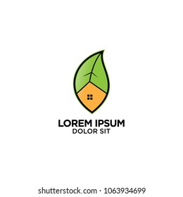 Eco Home Logo Template