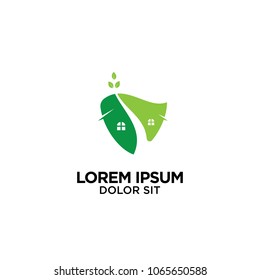 Eco Home Logo Template
