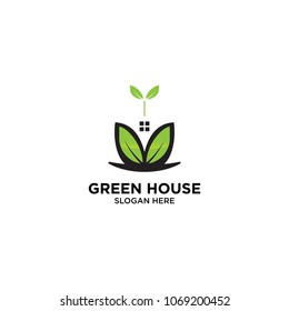Eco Home Logo Template	