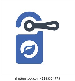 Eco-Hotelsymbol, Vektorgrafik