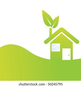 eco house background